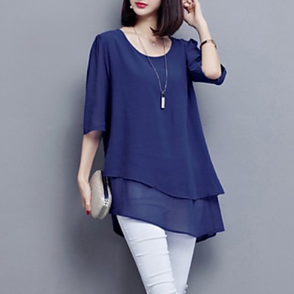 Women ING layered blouse, 3X 👑